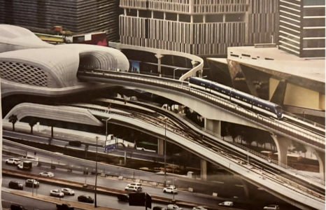 Train station in Saudi Arabia