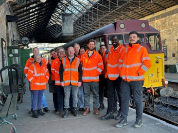 A group of ORR trainee railway inspectors.