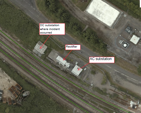 Godinton substation incident location