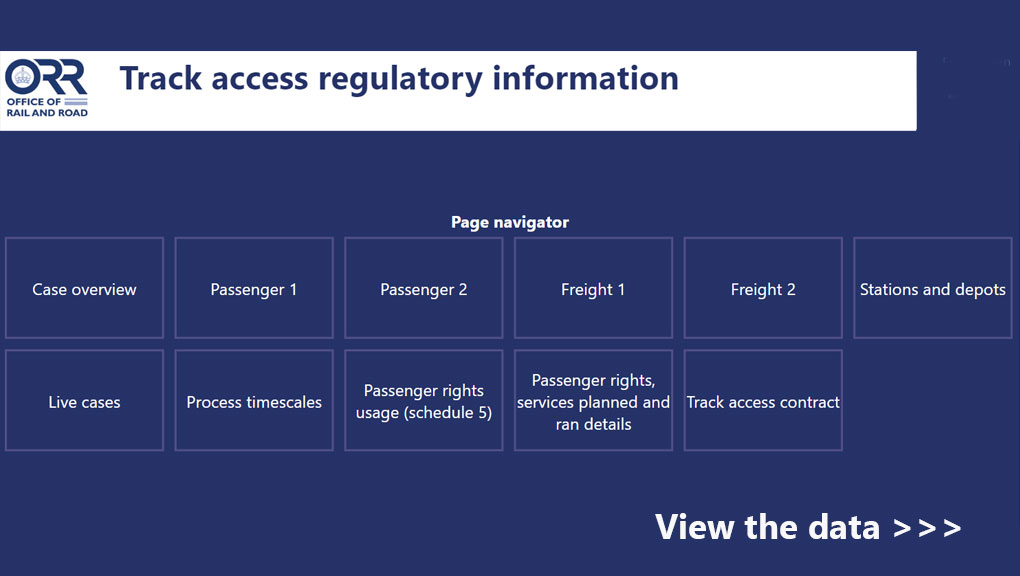 Image of the cover of the track access dashboard - click to view the dashboard