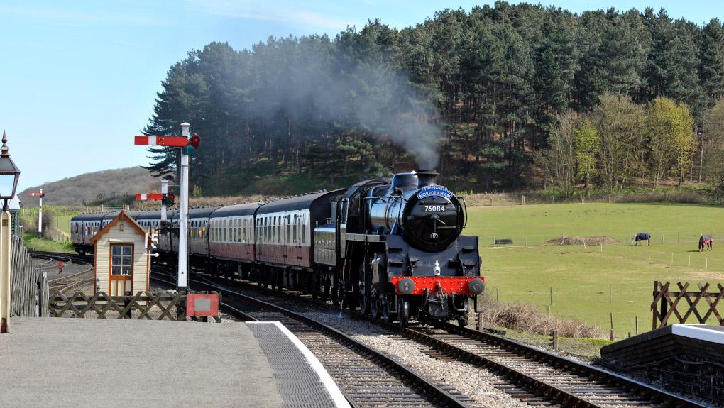 Steam locomotive The North Norfolkman, part of the North Norfolk Railway