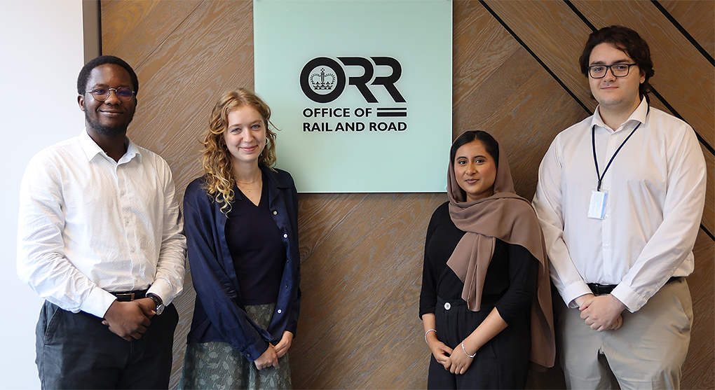 Participants in the ORR's summer Internship programme in 2022