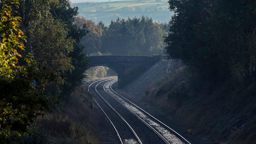 Bridge over railway line