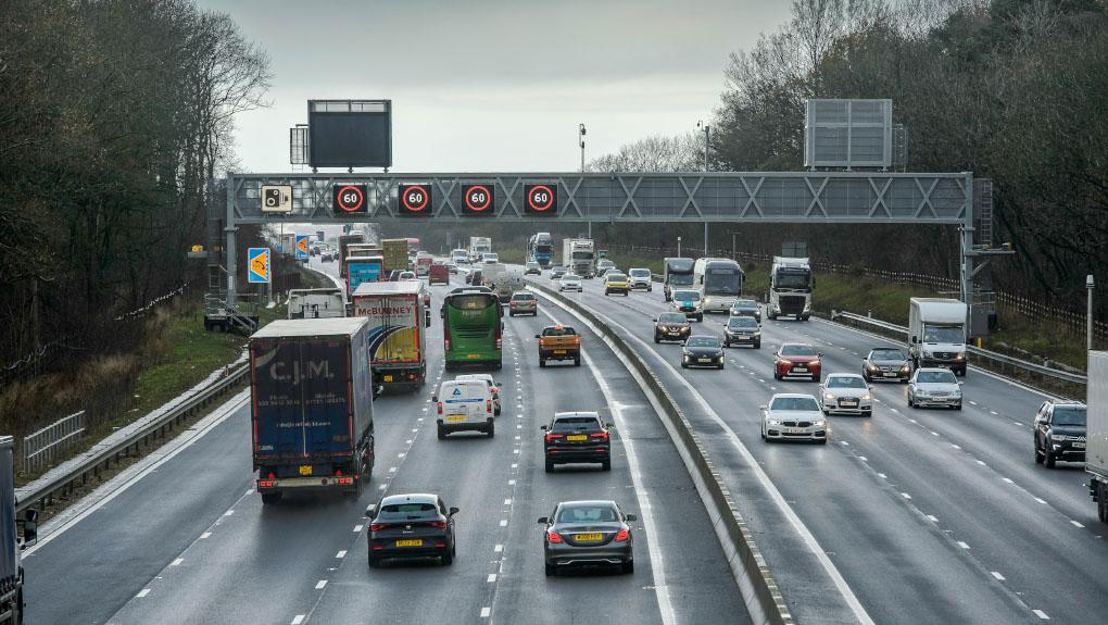 Stretch of smart motorways