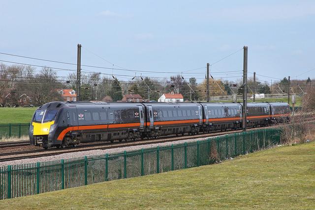 GC Adelante: Grand Central's 180101 approaches York, taken on 6 April 2018. Photograph by @JohnGreyTurner (CC BY-NC-ND 2.0) from Flickr.