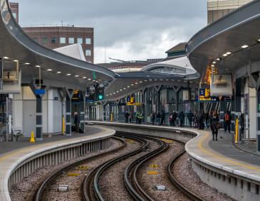 An image of a somewhat empty London Bridge platform.