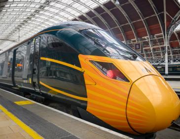 GWR train at Paddington Station