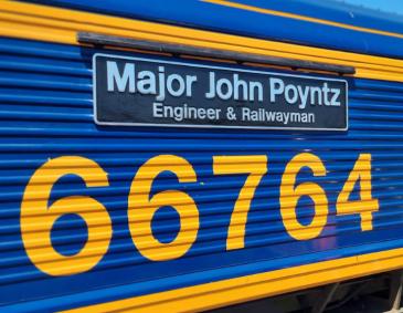 ORR & GB Railfreight honour Major John Poyntz