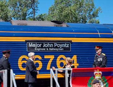 ORR & GB Railfreight honour Major John Poyntz