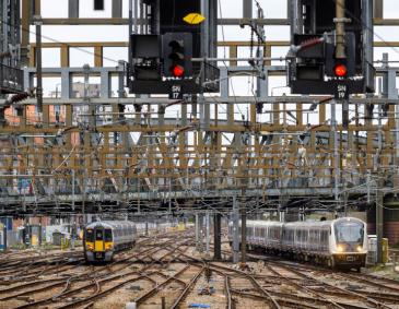 Track views from Paddington station