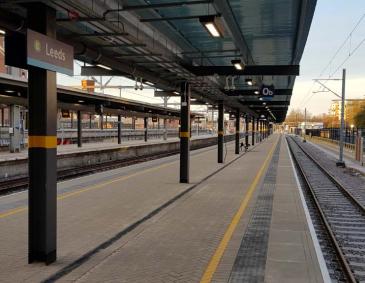 Platform 0 at Leeds railway station