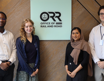 Participants in the ORR's summer Internship programme in 2022