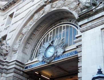 London Waterloo railway station entrance