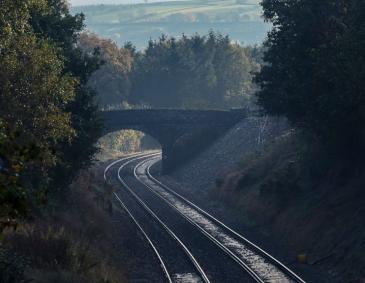 Bridge over railway line