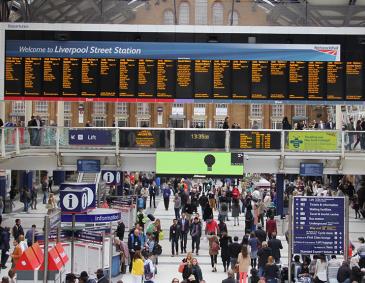 Liverpool Street station concourse