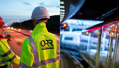 ORR careers home page rail and road image